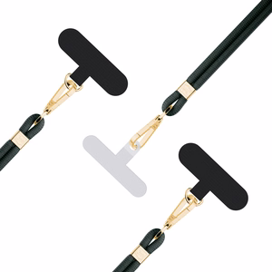 3mk EasyClip Elite tālruņa aukliņa, Evergreen (zelta krāsas furnitūra)