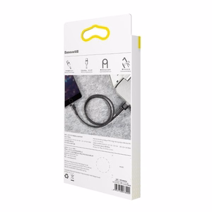 Baseus kabelis Cafule USB - Lightning 1,0 m 2,4A pelēks-melns