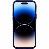 Audi IML Magnētiskais apvalks viedtālrunim iPhone 14 Pro Max ar lielu logotipu - zils