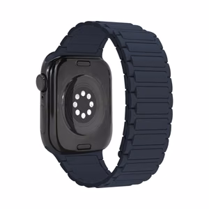 Mobilize silikona pulksteņa siksniņa - magnētiska - Apple 42/44/45/49mm - zila
