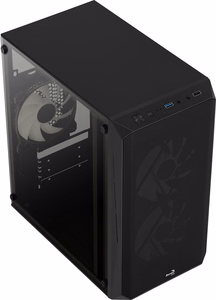 Aerocool CS107V2 melns Mini Tower datora korpuss