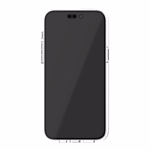 Ugly Rubber Pure viedtālruņa apvalks iPhone 14 Pro Max 6,7" caurspīdīgs