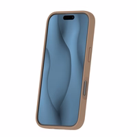 Silikona Thin Mag maciņš for iPhone 16 Pro 6,3" brūns