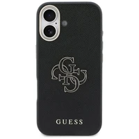 GUESS korpuss priekš IPHONE 17 GUHCP17S5PS4RGGK (PU FW Resin Logo) melns
