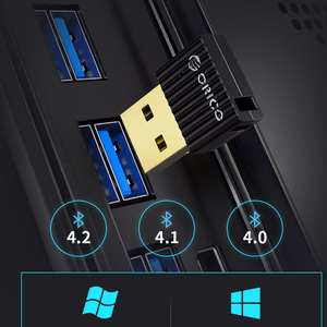 Orico BTA-508 Bluetooth 5.0 USB-A adapteris - melns