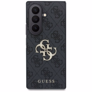 Melns Guess Big 4G Logo vāciņš Samsung Galaxy Z Fold8 Ultra tālrunim