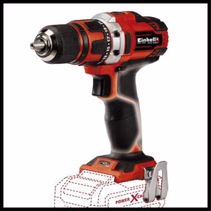 Einhell TE-CD 18/40 Li-Solo – akumulatora urbjmašīna-skrūvgriezis, 1500 RPM, 1.1 kg, melns/sarkans