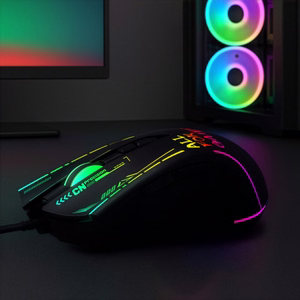 Wozinsky WMGK-7200 Wired Optical Gaming Mouse 7200 DPI - melna