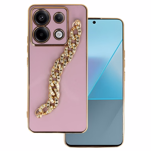 Viedtālruņa apvalks Xiaomi Redmi Note 13 5G dizains 4 rozā