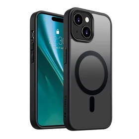 Etteri matētais magnētiskais viedtālruņa apvalks iPhone 14 6,1 - melns