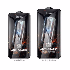 Закалённое стекло для iPhone 15 PRO Hoco HD Anti-static 25 шт G10
