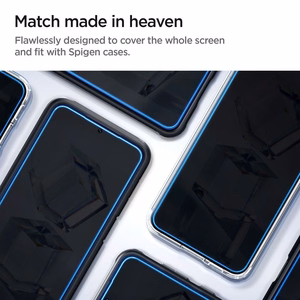 Spigen Glas.tR EZ Fit aizsargstikls Samsung Galaxy S23 - 2 gab.