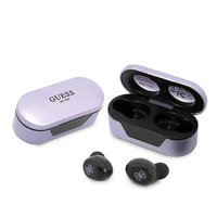 Guess GUTWST31EU TWS Bluetooth austiņas + dokstacija violetas/violetas