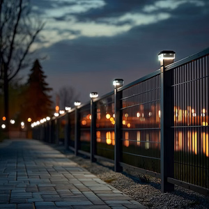 GreenBlue GB128 – 100×100 mm saules LED lampa žoga stabam ar krēslas sensoru
