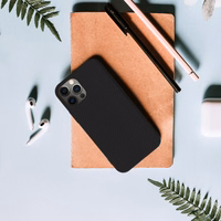 Tel Protect Liquid Air Case viedtālruņa apvalks Iphone 12 Pro Max melns