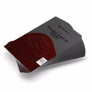 Hibrīda nano stikla plēve griešanas iekārtai Forcell F-Protect Flexible NANO 7H PRIVACY 196 x 125 mm 25 gab.