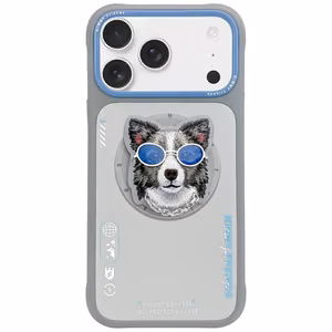 Nimmy Glasses Cool nag MagSafe case for iPhone 17 Pro Max - gray