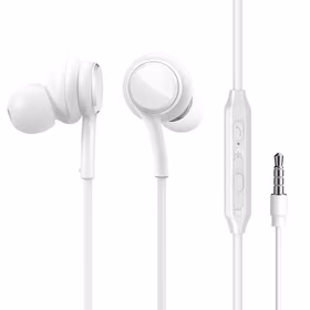 Vadu austiņas JR-EW02, ar pusi ausī (baltas)