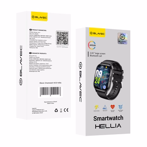 Blavec Smartwatch W-18 Hellia HD AMOLED Voice Call (SWW18-B) black