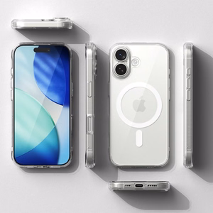 Ringke Fusion Magnētiskais viedtālruņa apvalks iPhone 17 - caurspīdīgs