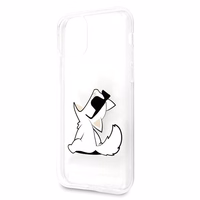 Karl Lagerfeld Choupette Fun viedtālruņa apvalks iPhone 11 / Xr - caurspīdīgs