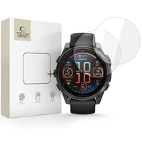 Tech-Protect Glass Fit+ 2-pack rūdītais stikls Garmin Fenix 8 47mm - caurspīdīgs