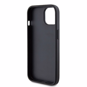 Guess GUHCP15MPS4DGPK iPhone 15 Plus 6.7" melns/melns cietais viedtālruņa apvalks Strass Metal Logo