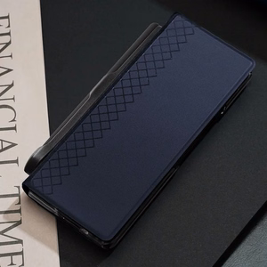 DUX DUCIS viedtālruņa apvalks BRIL ar pildspalvas turētāju SAMSUNG Z Fold SE/W25 zils