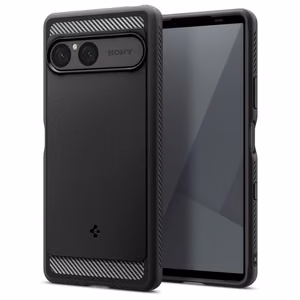 Spigen Rugged Armor viedtālruņa apvalks Sony Xperia 10 VII - matēta melna