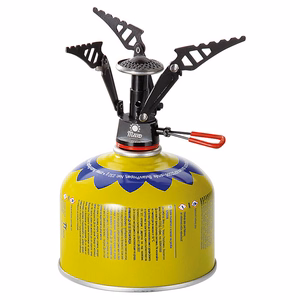 Meva SPARK tūrisma gāzes plīts vītņotām vai vārsta gāzes kasetnēm, 2,6 kW, 80 g