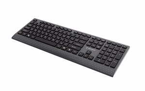 Gembird KB-MCH-06-CYRL Slim wired multimedia keyboard with Type-C adapter, Cyrillic layout, black