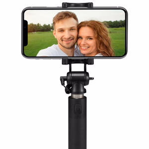 selfiju nūja Spigen S540W Bluetooth ar trijkāji - melns