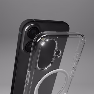 SBS Extreme Mag D3O Magnētiskais iPhone 16 Apvalks - Caurspīdīgs