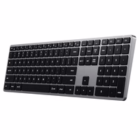 Bezvadu tastatūra QWERTY Satechi Slim X3 ST-BTSX3M kosmosa pelēka