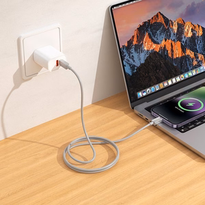 Cable USB C to Lightning Hoco PD 27W 1 m X107 gray