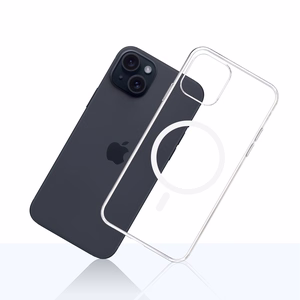 3mk Caurspīdīgs Magnētiskais viedtālruņa apvalks Apple iPhone 15 Plus - caurspīdīgs