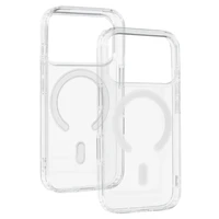 Iphone 17 Pro Max - akriliskais magnētiskais viedtālruņa apvalks telefonam - caurspīdīgs