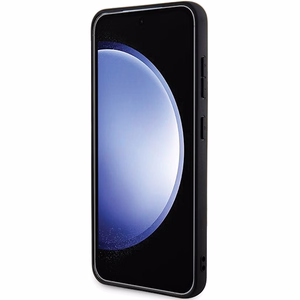 Ferrari Hot Stamp V Lines magnētiskais viedtālruņa apvalks Samsung Galaxy S24 - melns