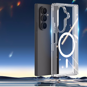 Ar MagSafe saderīgs DUX DUCIS CLIN MAG maciņš SAMSUNG Z Fold 8, caurspīdīgs