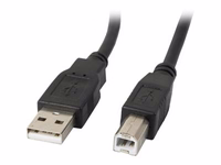 Lanberg USB-A kabelis 5m melns