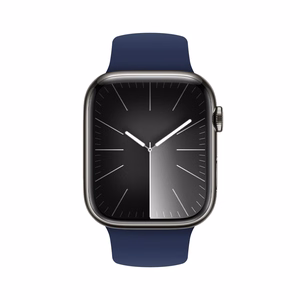Crong Liquid siksniņa Apple Watch 44 / 45 / 46 / 49 mm, tumši zila