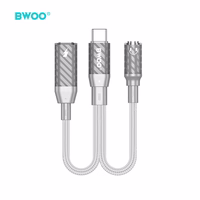 BWOO 2 in 1 Adapteris Lightning / Type C to 3.5MM Jack BZ67