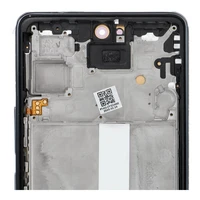 LCD ekrāns SAMSUNG A53 A536 HARD OLED ar melno rāmi