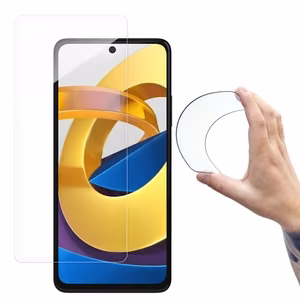 Wozinsky Nano Flexi hibrīda elastīga stikla plēve Xiaomi Poco M4 Pro rūdītais stikls