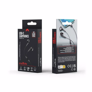 Maxlife wired earphones MXEP-04 USB-C black