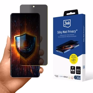 3mk Silky Matt Privacy – privātuma ekrāna aizsargs modelim Realme 14 Pro