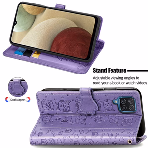 Case Cat-Dog Samsung A356 A35 5G purple