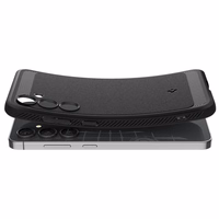 Spigen Rugged Armor viedtālruņa apvalks Samsung Galaxy S24 FE - melns