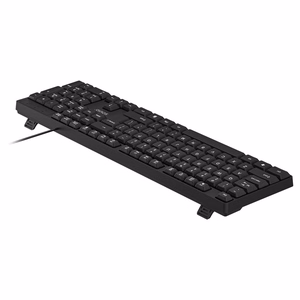 Savio KB-01 tastatūra mājai/birojam USB QWERTY US English melna