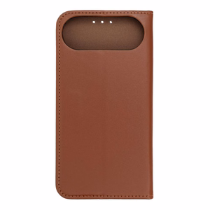 Ādas viedtālruņa apvalks SMART PRO priekš IPHONE 17 Air brūns